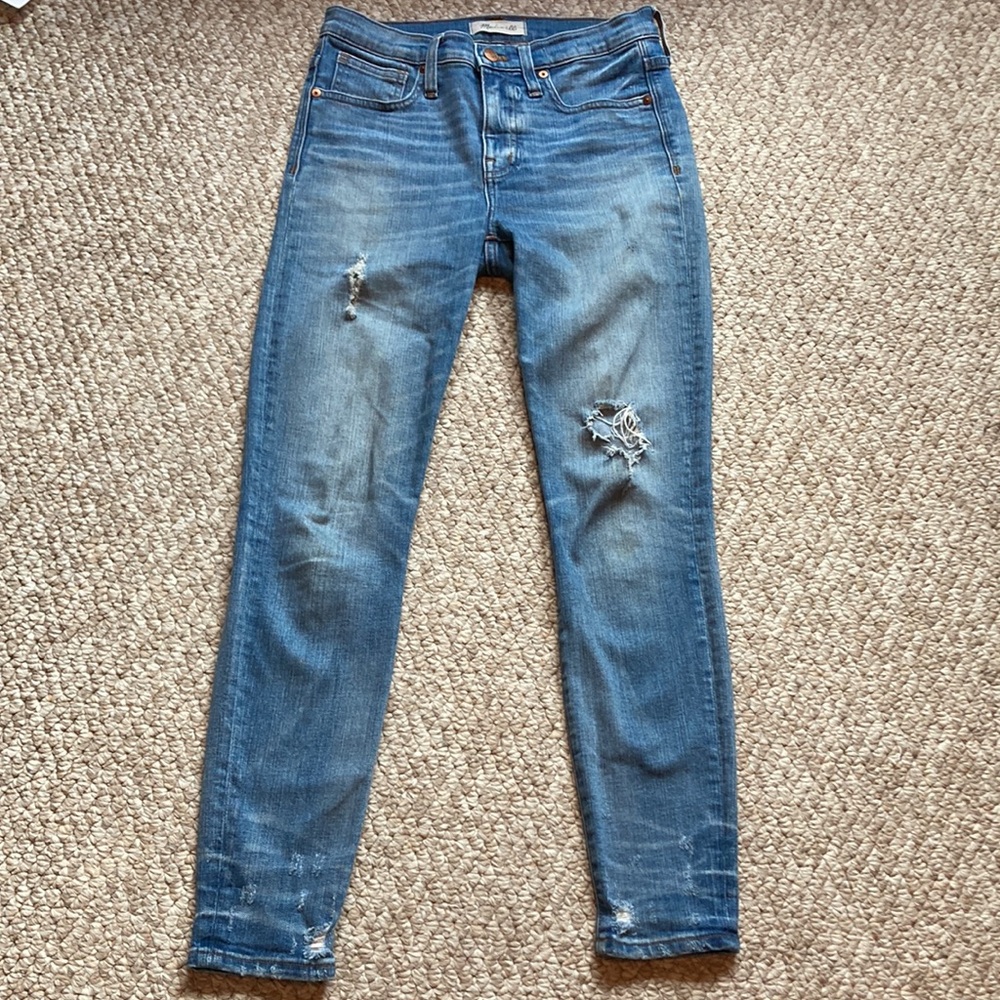 Madewell jeans, size 26, 9” high rise